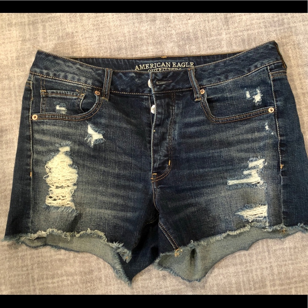 AE distressed TomGirl shorts